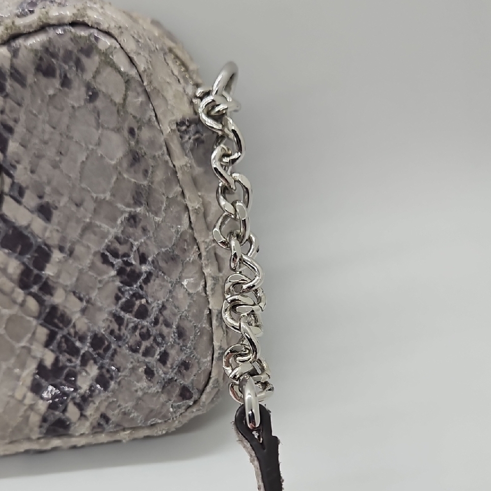 Michael Kors Python Pattern Crossbody Bag - Cream… - image 3